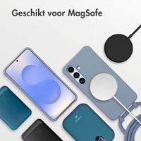 imoshion Color Backcover met afneembaar koord met MagSafe Samsung Galaxy S25 / S24 - Ash Blue