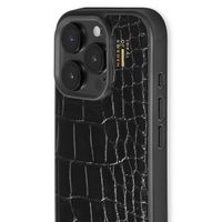 iDeal of Sweden Vegan Leather Backcover Apple iPhone 16 Pro Max - Black Croco