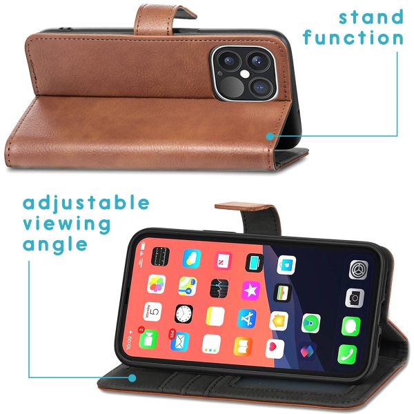 imoshion Luxe Bookcase Apple iPhone 13 Pro - Bruin