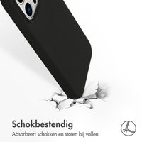 Accezz Liquid Silicone Backcover Apple iPhone 14 Pro Max - Zwart
