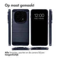 imoshion Brushed Backcover Xiaomi Redmi Note 15 Pro (4G) - Donkerblauw