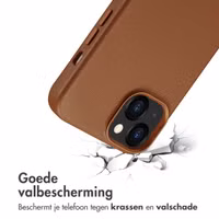 Accezz MagSafe Leather Backcover Apple iPhone 13 - Sienna Brown