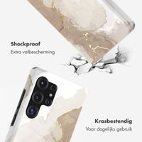 Selencia Vivid Backcover Samsung Galaxy S25 Ultra - Marble Light Brown