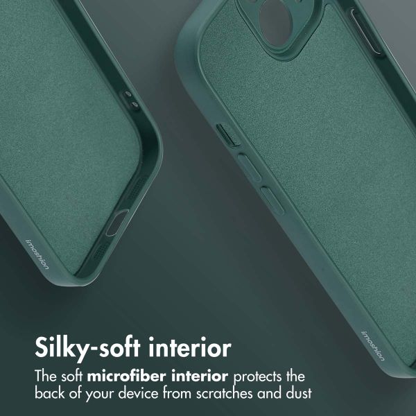 imoshion Colour Back Cover with MagSafe Apple iPhone 15 - Dark Green
