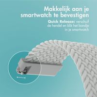 imoshion Nylon geweven bandje - Universeel 22 mm aansluiting - Grijs