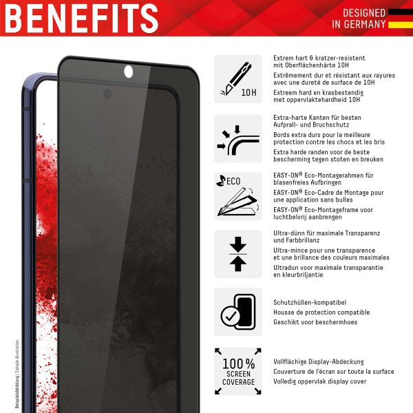 Displex Screenprotector Privacy Glass Full Cover Samsung Galaxy S22 Plus