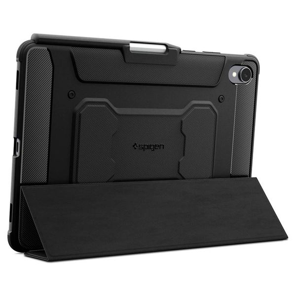 Spigen Rugged Armor Pro Bookcase Samsung Galaxy Tab S11 - Zwart