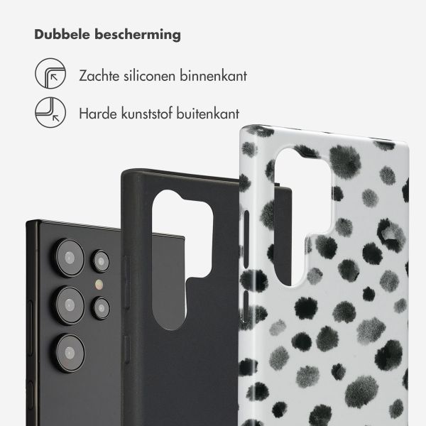 Selencia Vivid Backcover Samsung Galaxy S24 Ultra - Trendy Leopard