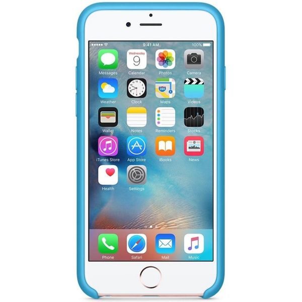 Apple Silicone Backcover iPhone 6 / 6s - Blue