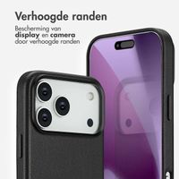 Accezz MagSafe Leather Backcover Apple iPhone 17 Pro Max - Onyx Black