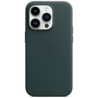 Apple Leather Back Cover with MagSafe Apple iPhone 14 Pro - Forest Green