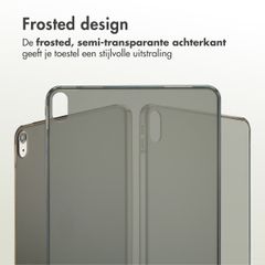 Accezz Frosted Backcover Apple iPad Air 11 inch (2025) M3 / (2024) M2 / Air 5 (2022) / Air 4 (2020) - Zwart