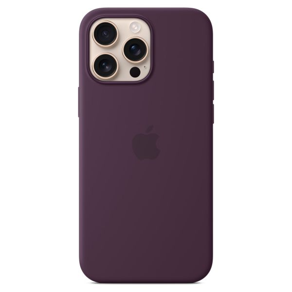 Apple Silicone Backcover MagSafe Apple iPhone 16 Pro Max - Plum