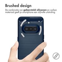 imoshion Brushed Backcover Nothing Phone (3a) - Donkerblauw