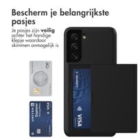 imoshion Backcover met pasjeshouder Samsung Galaxy S21 - Zwart