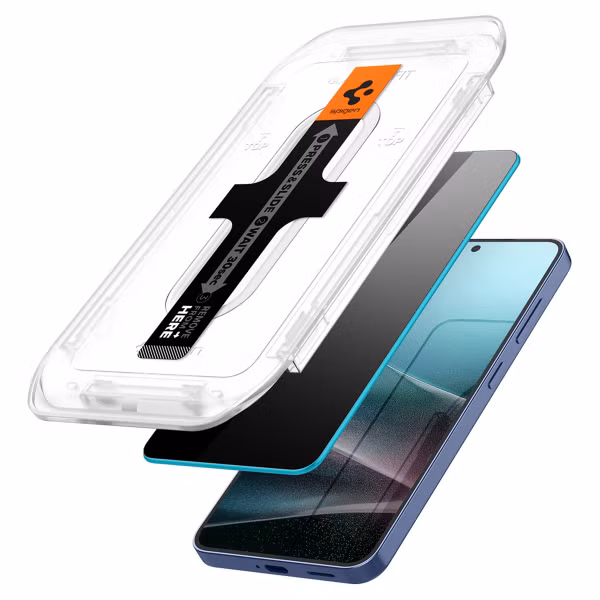 Spigen GLAStR Privacy EZ Fit Screenprotector + Applicator Samsung Galaxy S24 / S25