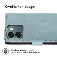 imoshion Luxe Bookcase Oppo A6 (5G) - Lichtblauw