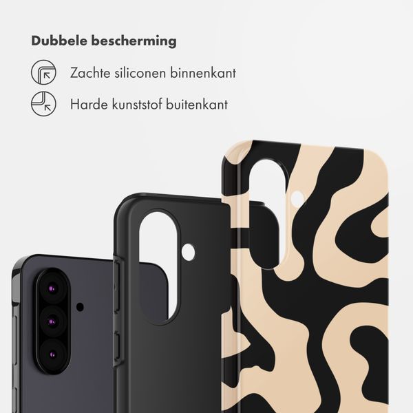 Selencia Vivid Backcover Samsung Galaxy A36 / A56 - Art Wave Black