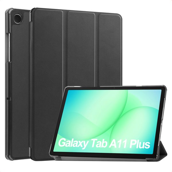 Accezz Trifold Bookcase Samsung Galaxy Tab A11 Plus - Zwart
