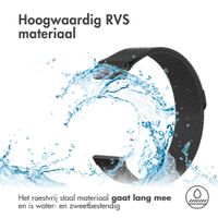 imoshion Milanees magnetisch bandje  - Universeel 24 mm aansluiting - Zwart