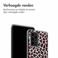 imoshion Design hoesje Samsung Galaxy A52(s) (5G/4G) - Leopard Pink