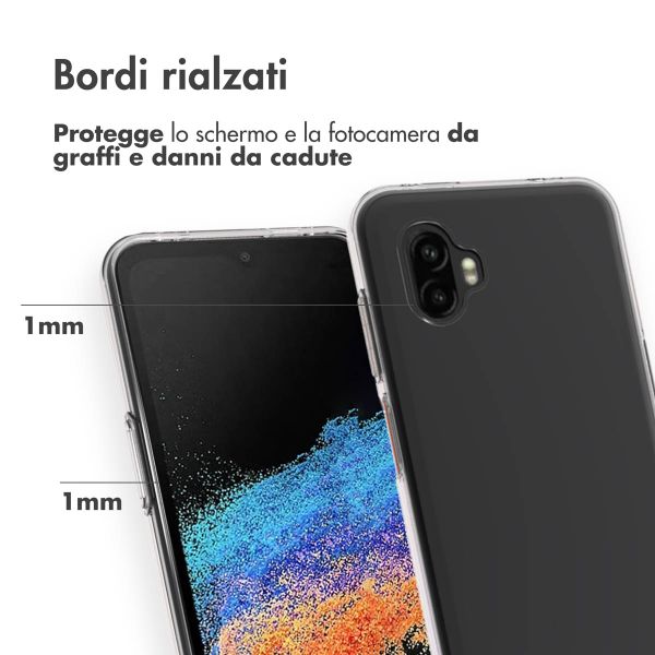 Accezz Clear Backcover Samsung Galaxy Xcover 6 Pro - Transparant