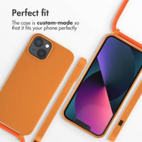 imoshion Silicone Case with Strap Apple iPhone 14 - Orange