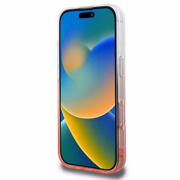 Guess MagSafe IML Glitter Gradient Case Apple iPhone 16 Pro - Pink