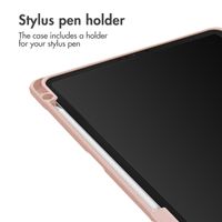 imoshion Trifold Hard Case Book Cover Apple iPad Pro 12.9 (2018/2020/2021/2022) - Pink