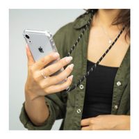 imoshion Backcover met koord Apple iPhone 8 Plus / 7 Plus - Zwart & Goud