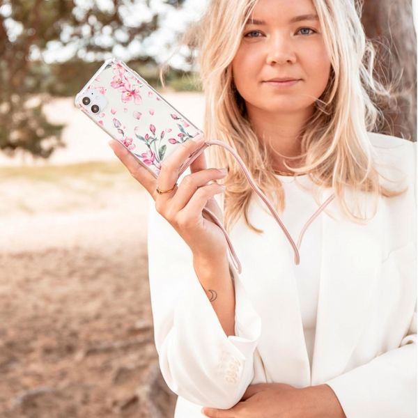 imoshion Design hoesje met koord Samsung Galaxy A41 - Blossom Watercolor