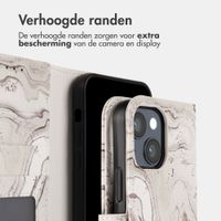 imoshion Design Bookcase Apple iPhone 14 - Sandy Marble
