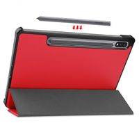 imoshion Trifold Bookcase Samsung Galaxy Tab S8 / S7 - Rood