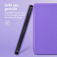 imoshion Canvas Sleepcover Bookcase Kobo Nia - Paars
