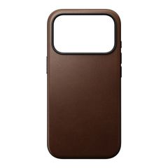 Nomad Modern Leather Case met MagSafe Apple iPhone 17 Pro - Bruin