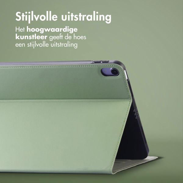 Accezz Classic Tablet Case Apple iPad 11 (2025) 11 inch A16 / iPad 10 (2022) 10.9 inch - Groen