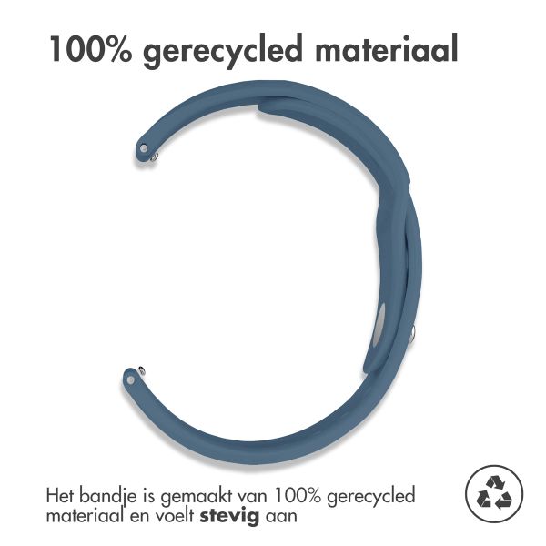 imoshion Siliconen Sport bandje  - Universeel 18 mm aansluiting - Blauw