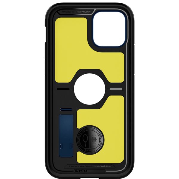 Spigen Tough Armor Backcover iPhone 12 (Pro) - Donkerblauw