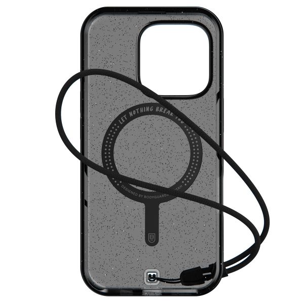 BodyGuardz Carve Backcover MagSafe Apple iPhone 16 Pro - Glitter Zwart
