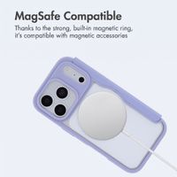 imoshion Transparent Wallet Case with MagSafe Apple iPhone 18 Pro Max / 17 Pro Max - Lilac