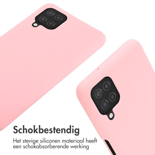 imoshion Siliconen hoesje met koord Samsung Galaxy A12 - Roze