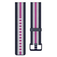 Fitbit Woven band Fitbit Versa / Versa 2 / Versa Lite - Maat L - Navy / Mulberry
