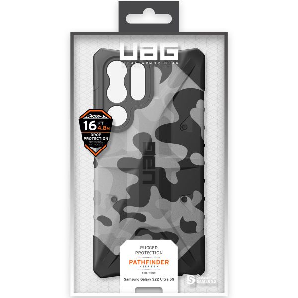 UAG Pathfinder Backcover Samsung Galaxy S22 Ultra - Midnight Camo