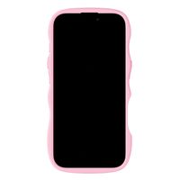 Holdit Wavy Case Apple iPhone 17 - Transparent / Pink