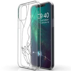 imoshion Design hoesje iPhone 12 (Pro) - Hand - Transparant