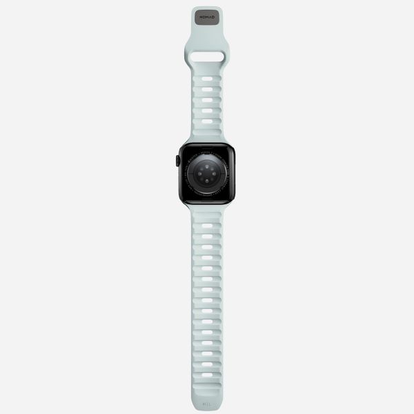 Nomad Sport band FKM Apple Watch Series 1 t/m 9 / SE (38/40/41 mm) | Series 10 (42 mm) - Icy Blue Glow