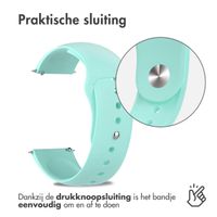 imoshion Siliconen Sport bandje  - Universeel 22 mm aansluiting - Mintgroen