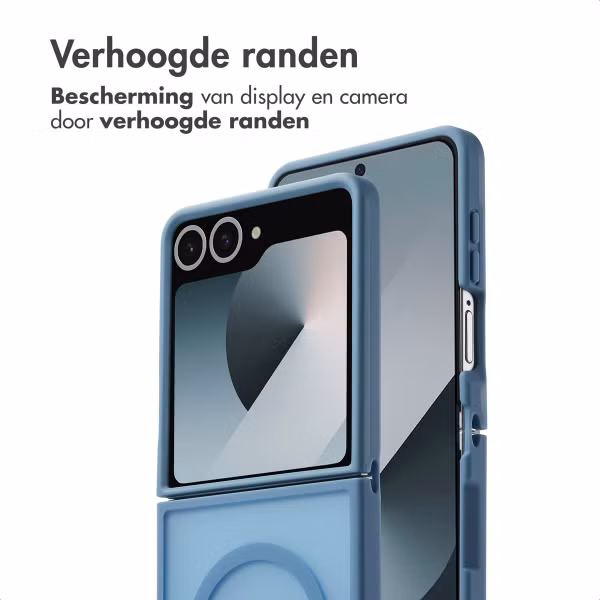 imoshion Color Guard Backcover met MagSafe Samsung Galaxy Z Flip 7 - Lichtblauw