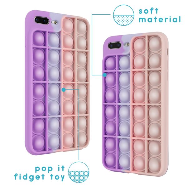 imoshion Pop It Fidget Toy - Pop It hoesje iPhone 8 Plus / 7 Plus