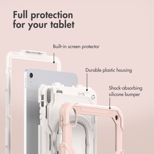 imoshion Rugged Kidsproof Back Cover Apple iPad 11 (2025) 11 inch A16 / iPad 10 (2022) 10.9 inch - Pink